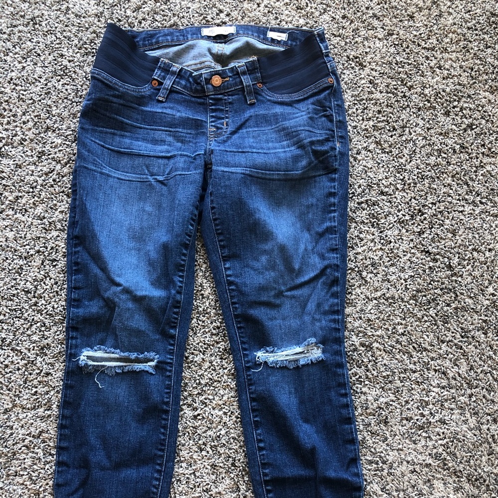 Madewell maternity jeans